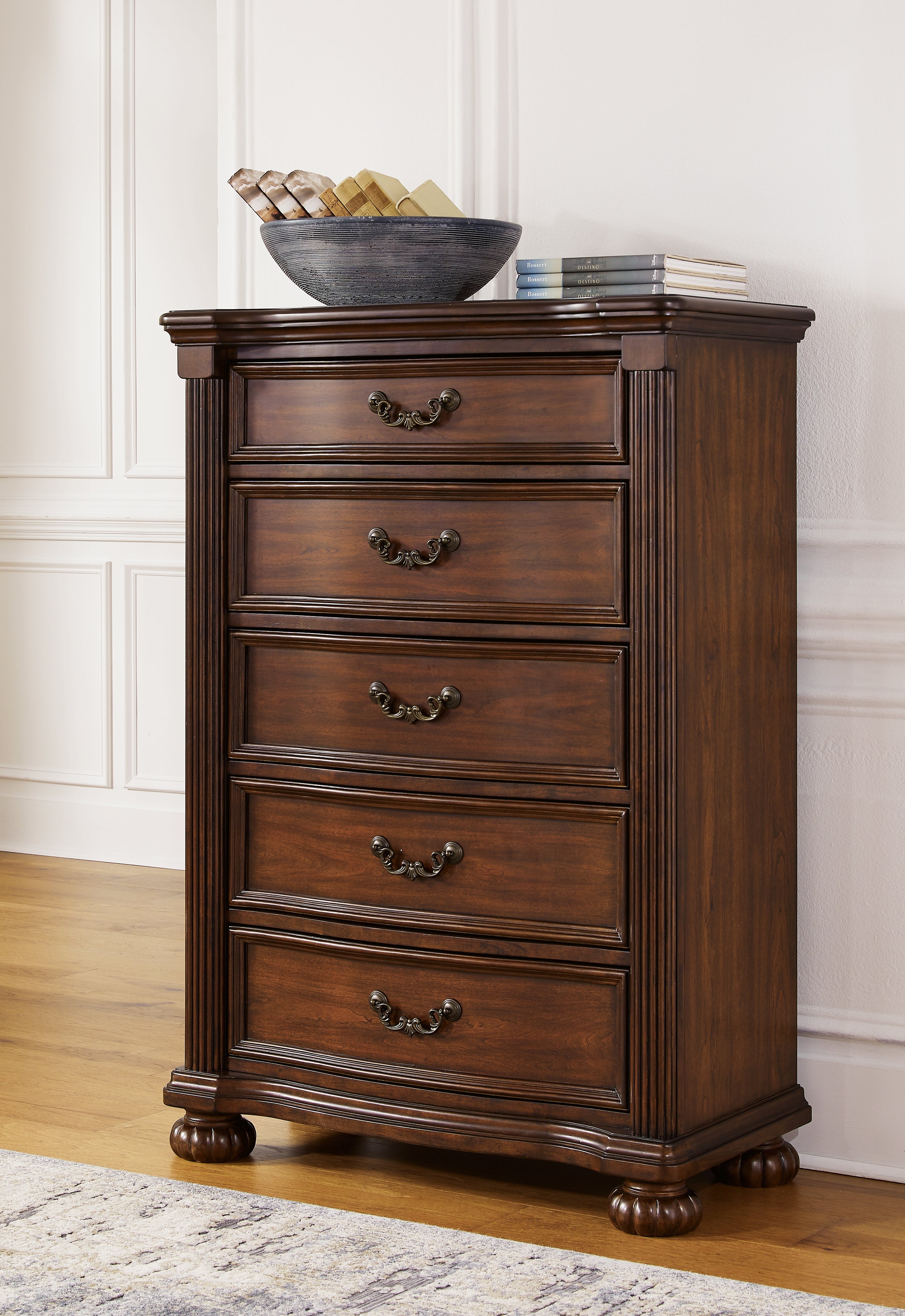 Homestyle Furniture - Ashley Furniture - Lavinton Chest of Drawers - Five Drawer Chest - B764-46