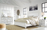 Homestyle Furniture - Ashley Furniture - Kanwyn King Panel Bed, Dresser, Mirror, Chest and 2 Nightstands - King Panel Bed, Dresser, Mirror, Chest and 2 Nightstands - B777B29