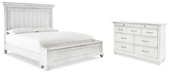 Homestyle Furniture - Ashley Furniture - Kanwyn King Storage Panel Bed and Dresser - King Storage Panel Bed and Dresser - B777B24