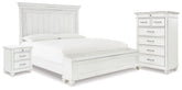 Homestyle Furniture - Ashley Furniture - Kanwyn King Panel Storage Bed, Chest and Nightstand - King Panel Storage Bed, Chest and Nightstand - B777B30