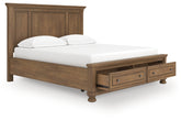 Homestyle Furniture - Ashley Furniture - Feddinger California King Panel Storage Bed - California King Panel Storage Bed - PCB779B13
