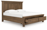 Homestyle Furniture - Ashley Furniture - Feddinger King Panel Storage Bed - King Panel Storage Bed - PCB779B12