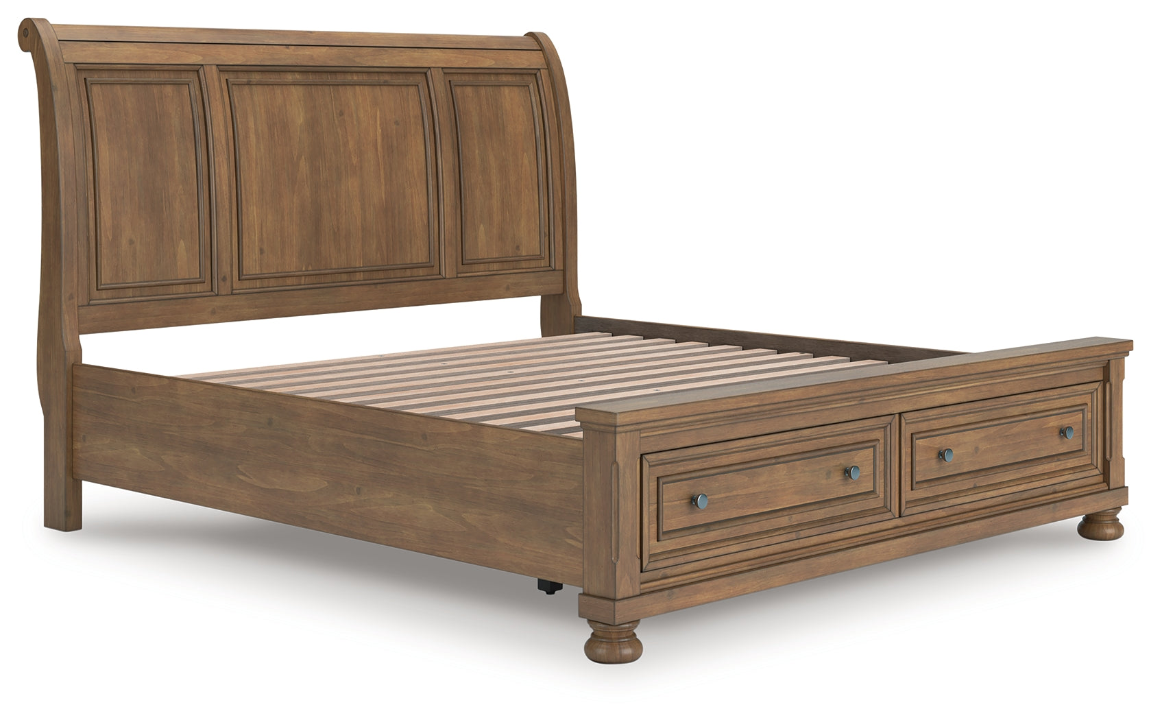 Homestyle Furniture - Ashley Furniture - Feddinger King Storage Sleigh Bed - King Storage Sleigh Bed - PCB779B8