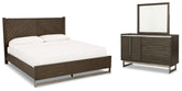 Homestyle Furniture - Ashley Furniture - Arkenton King Panel Bed, Dresser and Mirror - King Panel Bed, Dresser and Mirror - B786B8