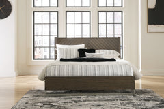 Arkenton King Panel Bed, Dresser and Mirror