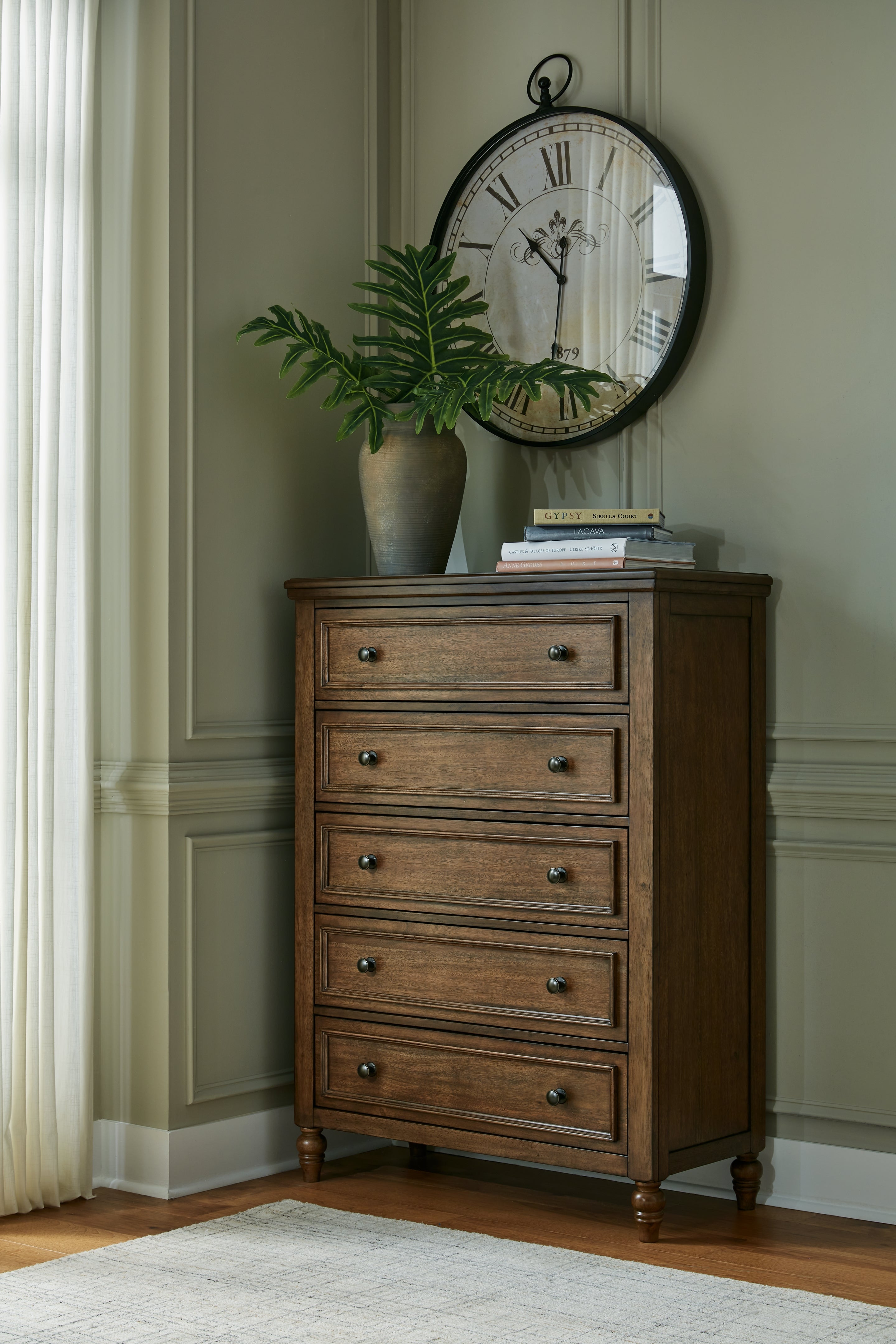 Homestyle Furniture - Ashley Furniture - Sturlayne Chest of Drawers - Five Drawer Chest - B787-46