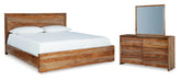 Homestyle Furniture - Ashley Furniture - Dressonni Queen Panel Bed, Dresser and Mirror - Queen Panel Bed, Dresser and Mirror - B790B3