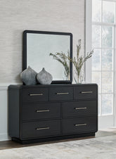 Homestyle Furniture - Ashley Furniture - Rowanbeck Dresser and Mirror - Dresser and Mirror - B821B1