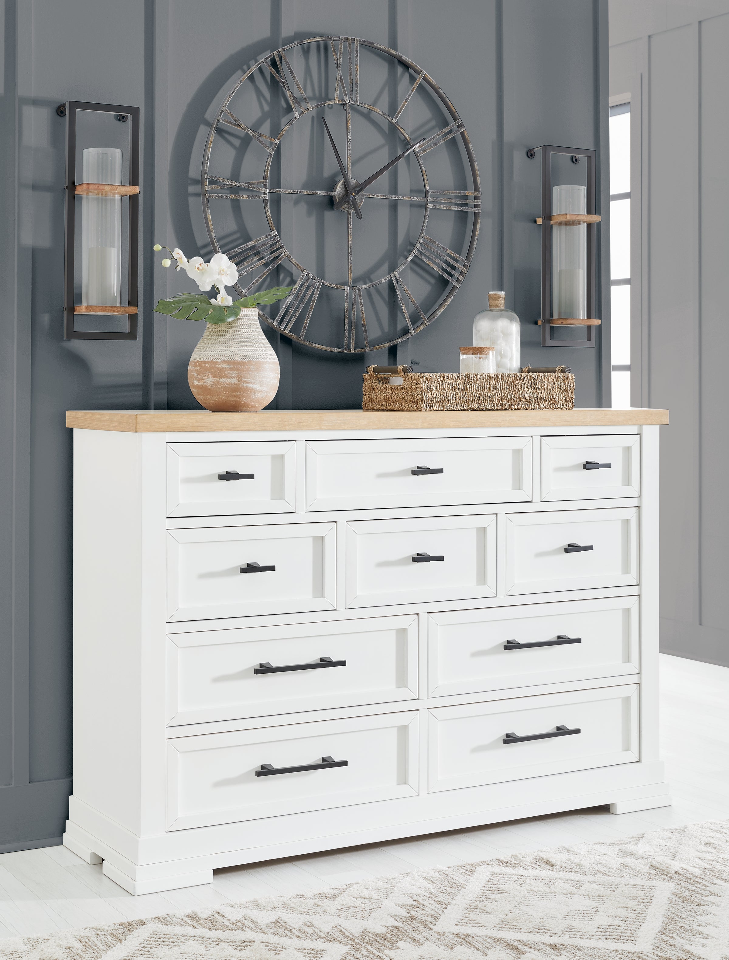 Homestyle Furniture - Ashley Furniture - Ashbryn Dresser - Dresser - B844-31