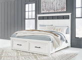 Homestyle Furniture - Ashley Furniture - Ashbryn King Panel Storage Bed - King Panel Storage Bed - B844B4