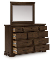 Homestyle Furniture - Ashley Furniture - Taffenbrook Dresser and Mirror - Dresser and Mirror - B849B1