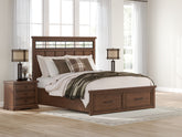 Homestyle Furniture - Ashley Furniture - Taffenbrook California King Panel Storage Bed - California King Panel Storage Bed - B849B5
