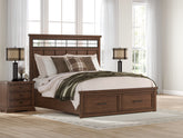 Homestyle Furniture - Ashley Furniture - Taffenbrook King Panel Storage Bed - King Panel Storage Bed - B849B4