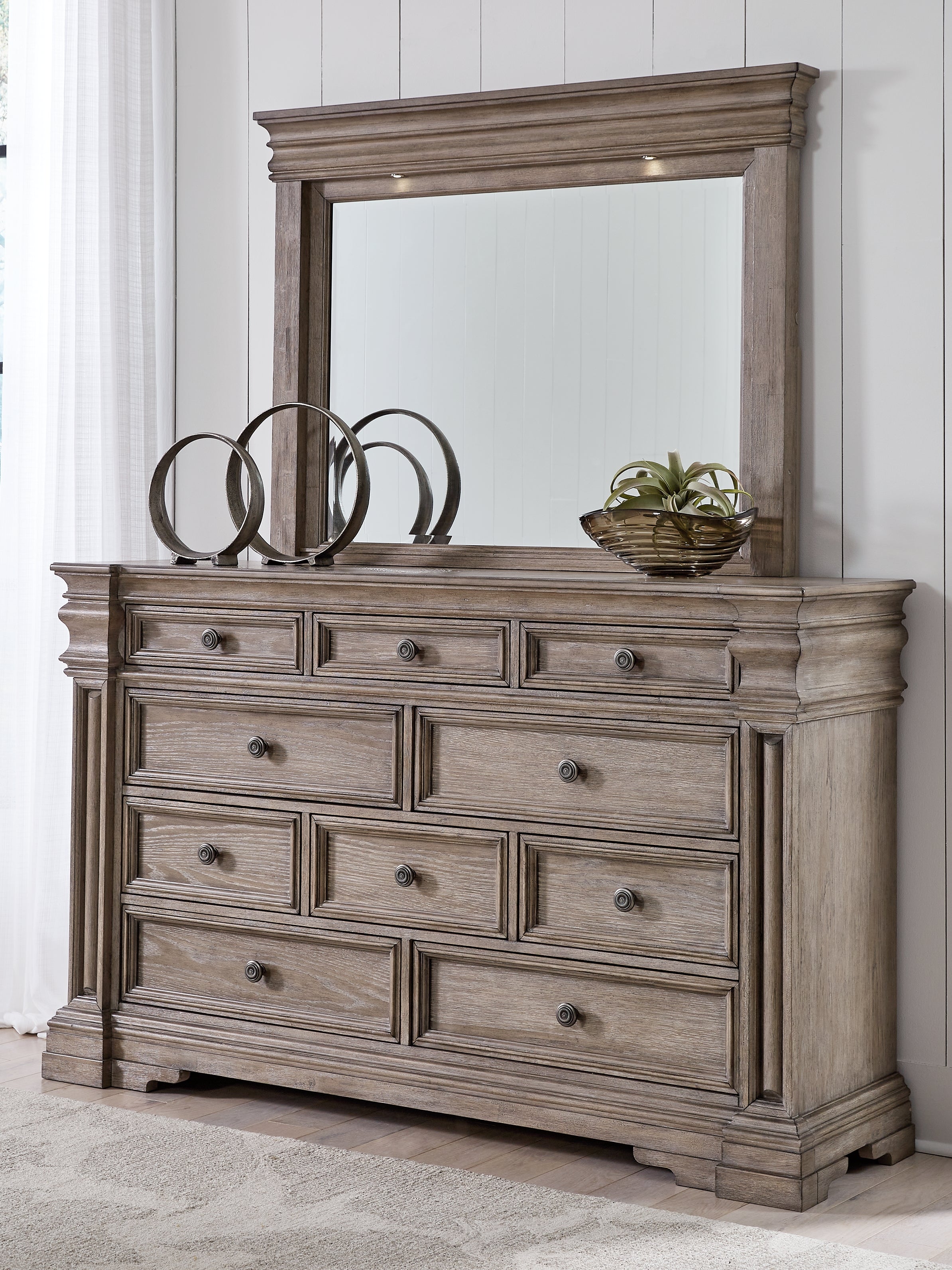 Homestyle Furniture - Ashley Furniture - Blairhurst Dresser and Mirror - Dresser and Mirror - B916B1