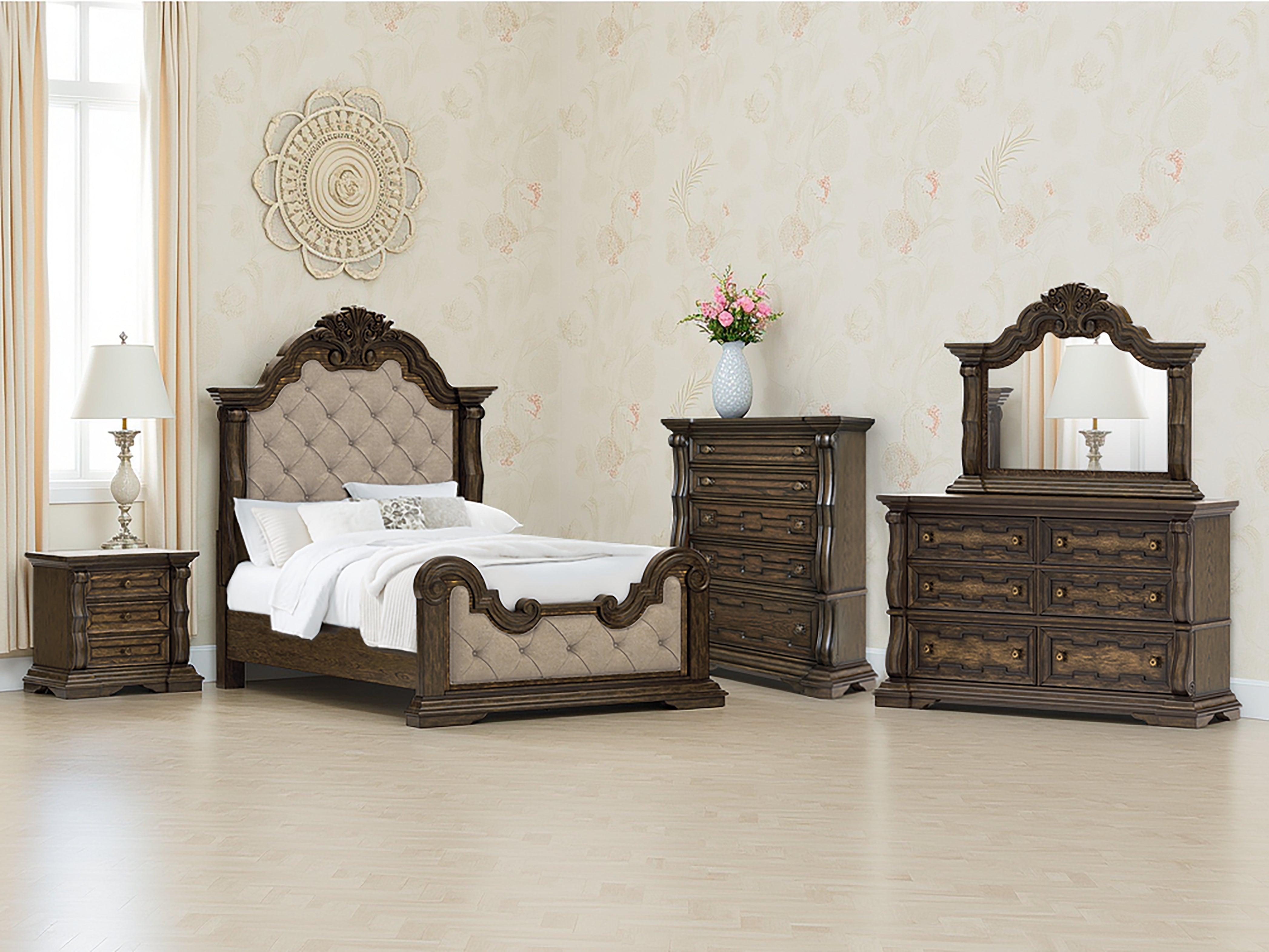 Homestyle Furniture - Ashley Furniture - Maylee Queen Upholstered Bed - Queen Upholstered Bed - B947B2