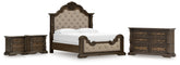 Homestyle Furniture - Ashley Furniture - Maylee King Upholstered Bed, Dresser and 2 Nightstands - King Upholstered Bed, Dresser and 2 Nightstands - B947B14