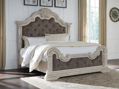 Homestyle Furniture - Ashley Furniture - Bruchandi California King Upholstered Panel Bed - California King Upholstered Panel Bed - PCB948B5