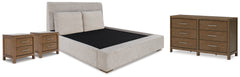 Homestyle Furniture - Ashley Furniture - Cabalynn King Upholstered Bed, Dresser and 2 Nightstands - King Upholstered Bed, Dresser and 2 Nightstands - B974B15