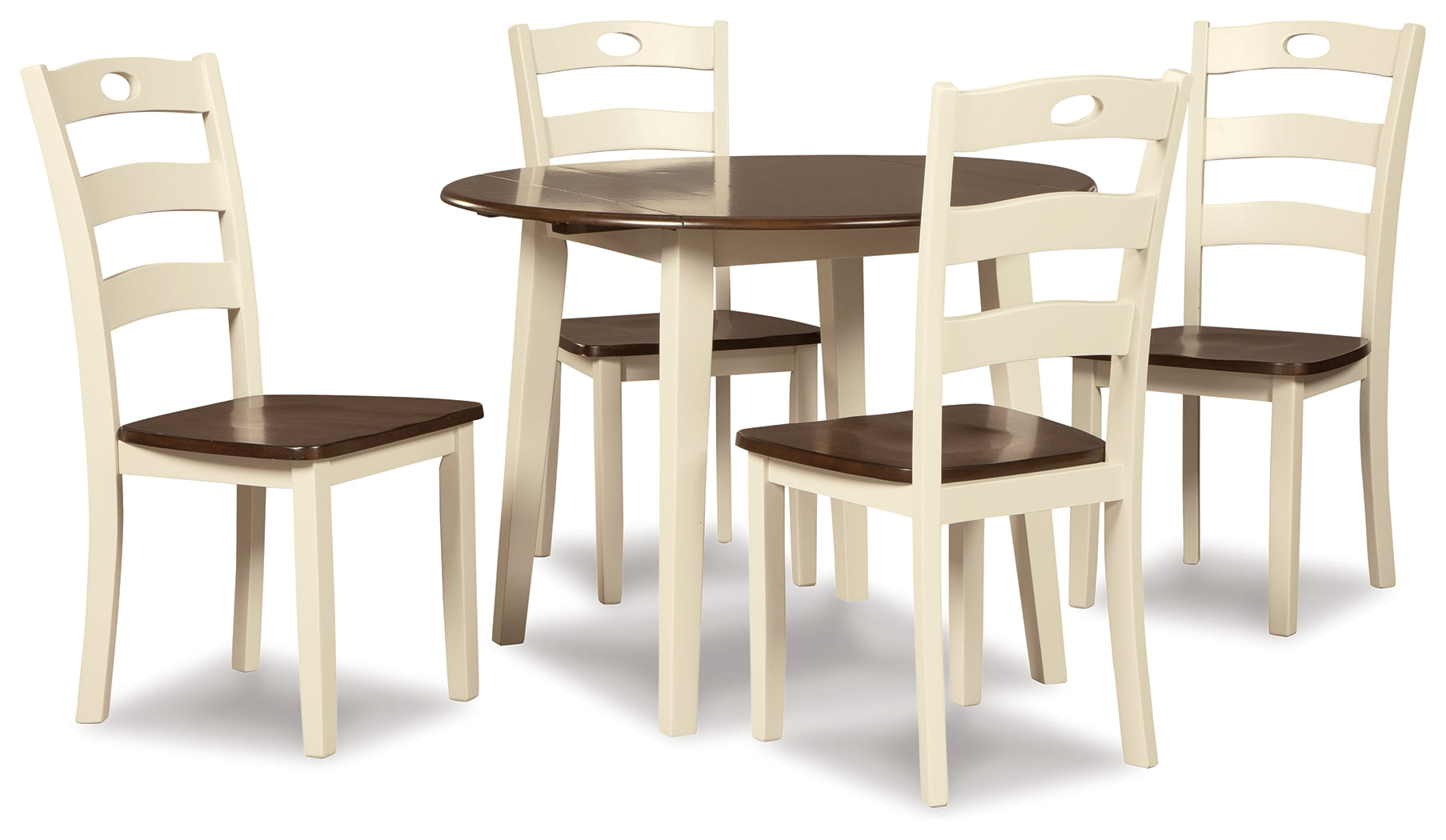 Homestyle Furniture - Ashley Furniture - Woodanville Dining Table with 4 Chairs - Dining Table with 4 Chairs - D335D3