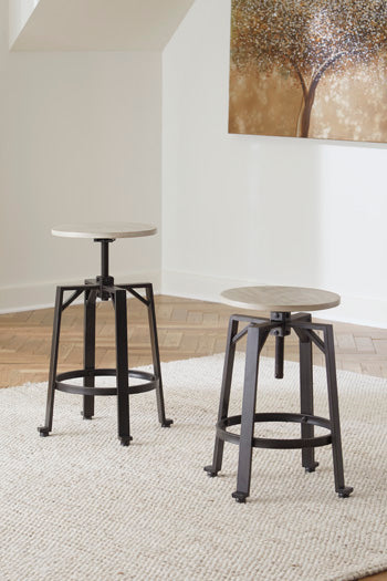 Homestyle Furniture - Ashley Furniture - Karisslyn Counter Height Stool (Set of 2) - Counter Height Stool (Set of 2) - D336-024X2