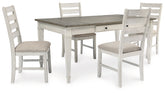 Homestyle Furniture - Ashley Furniture - Skempton Dining Table and 4 Chairs - Dining Table and 4 Chairs - D394D4