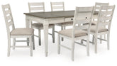 Homestyle Furniture - Ashley Furniture - Skempton Dining Table and 6 Chairs - Dining Table and 6 Chairs - D394D7