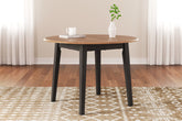 Homestyle Furniture - Ashley Furniture - Gesthaven Dining Drop Leaf Table - Round DRM Drop Leaf Table - D396-15
