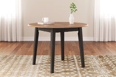 Homestyle Furniture - Ashley Furniture - Gesthaven Dining Drop Leaf Table - Round DRM Drop Leaf Table - D396-15