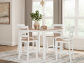 Homestyle Furniture - Ashley Furniture - Gesthaven Counter Height Dining Table and 4 Barstools (Set of 5) - DRM Counter Table Set (5/CN) - D398-223