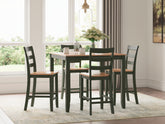 Homestyle Furniture - Ashley Furniture - Gesthaven Counter Height Dining Table and 4 Barstools (Set of 5) - DRM Counter Table Set (5/CN) - D401-223