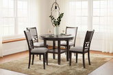 Homestyle Furniture - Ashley Furniture - Langwest Dining Table and 4 Chairs (Set of 5) - Dining Room Table Set (5/CN) - D422-225