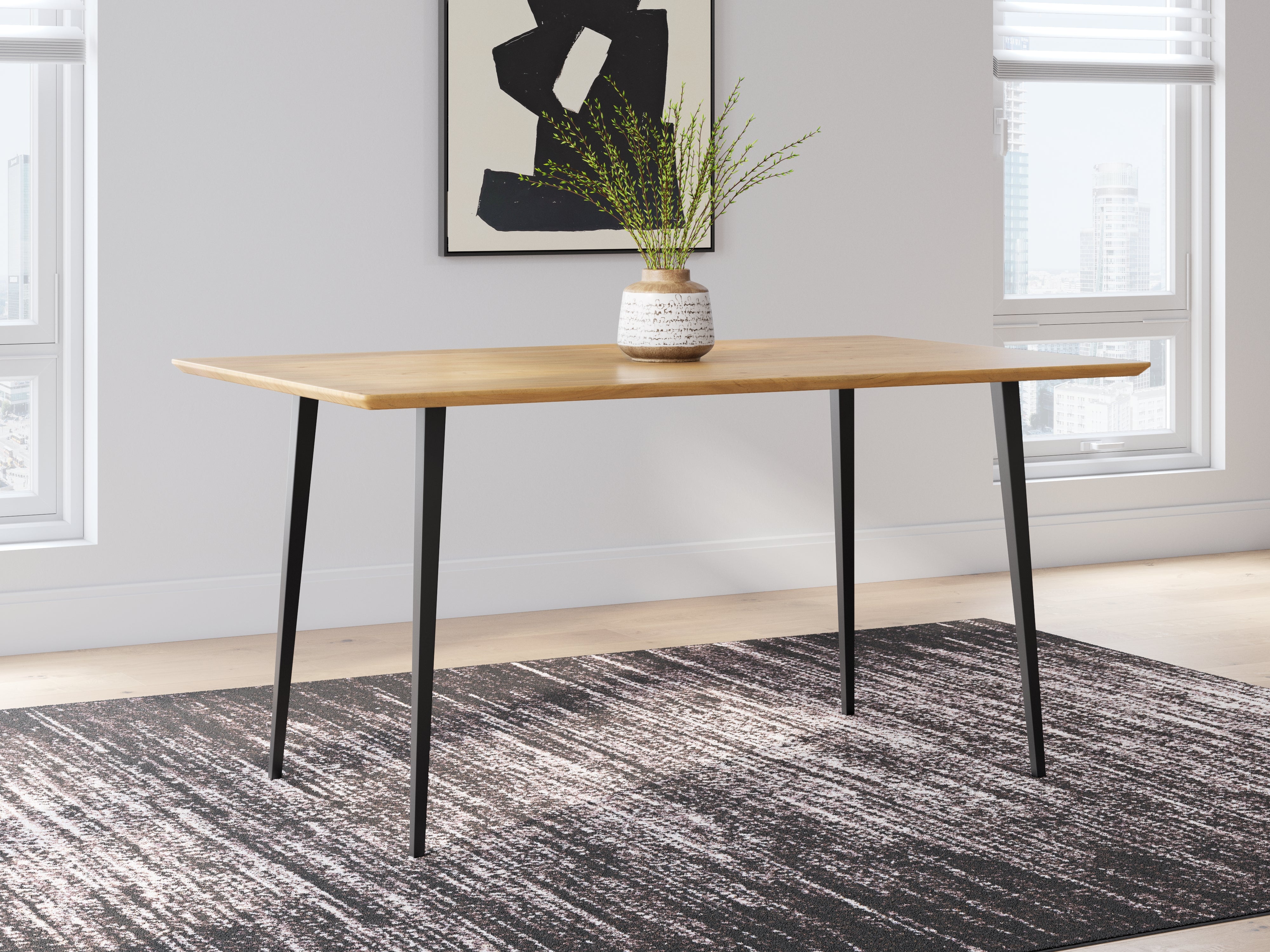 Homestyle Furniture - Ashley Furniture - Gretlynn Dining Table - Rectangular Dining Room Table - D501-25