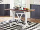 Homestyle Furniture - Ashley Furniture - Valebeck Counter Height Dining Table - RECT Dining Room Counter Table - D546-13