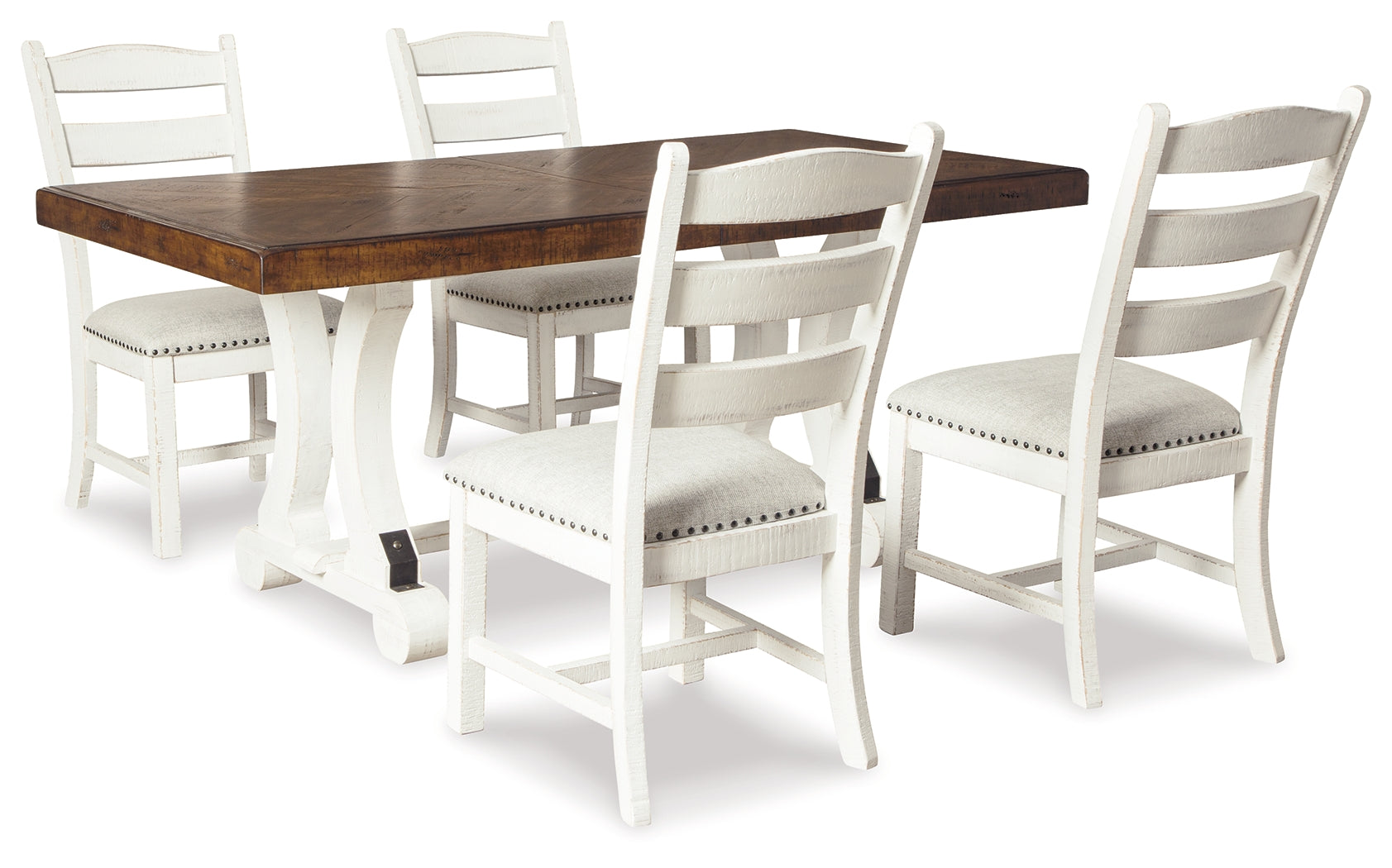Homestyle Furniture - Ashley Furniture - Valebeck Dining Table and 4 Chairs - Dining Table and 4 Chairs - D546D2