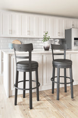 Homestyle Furniture - Ashley Furniture - Valebeck Bar Height Bar Stool (Set of 2) - Bar Height Bar Stool (Set of 2) - D546-630X2