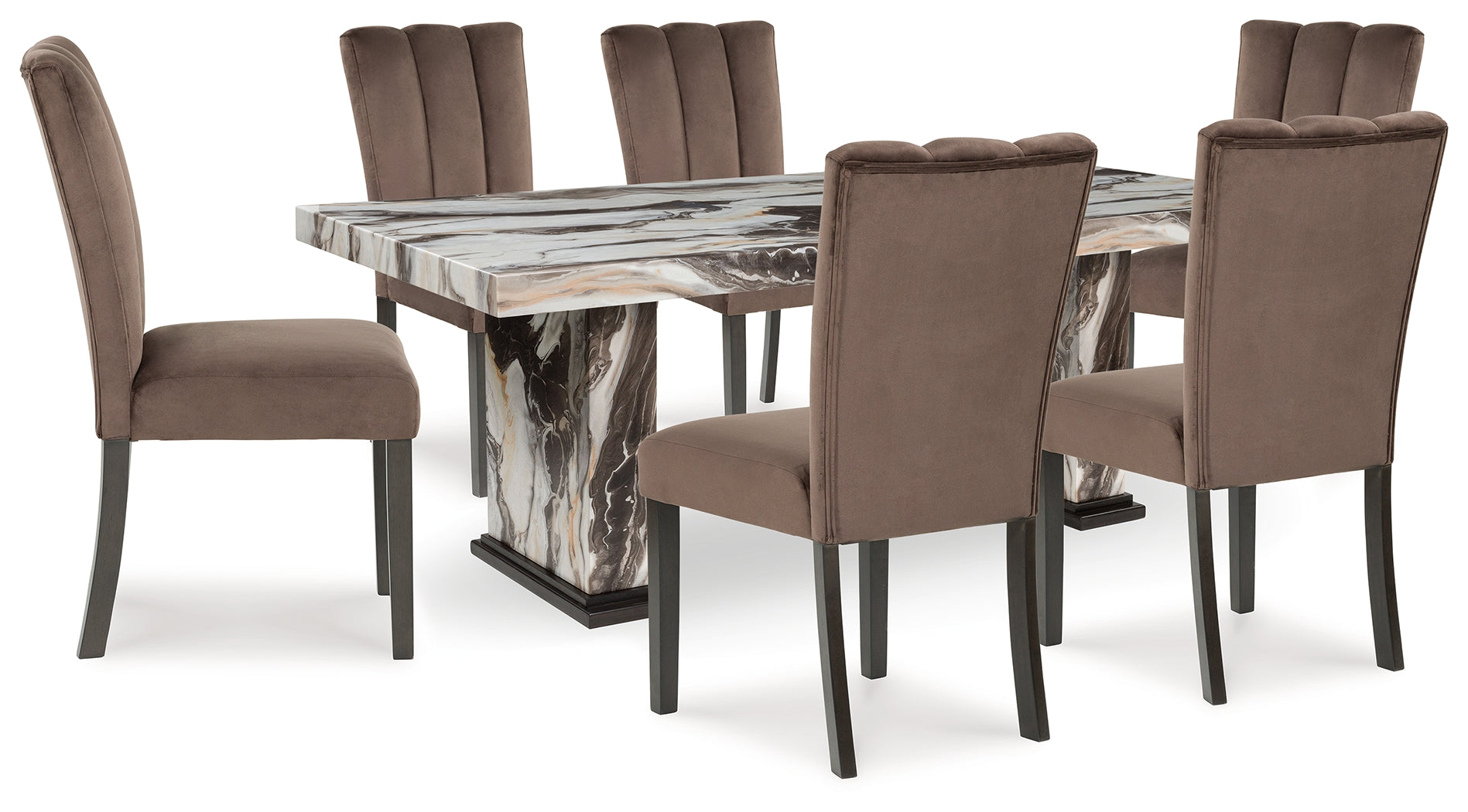 Homestyle Furniture - Ashley Furniture - Jeshina Dining Table and 6 Chairs - Dining Table and 6 Chairs - PCD581D5
