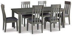 Homestyle Furniture - Ashley Furniture - Hallanden Dining Table and 6 Chairs - Dining Table and 6 Chairs - D589D6