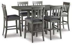 Homestyle Furniture - Ashley Furniture - Hallanden Counter Height Dining Table and 6 Barstools - Counter Height Dining Table and 6 Barstools - D589D4