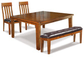 Homestyle Furniture - Ashley Furniture - Ralene Dining Table and 2 Chairs and Bench - Dining Table and 2 Chairs and Bench - D594D8