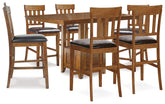Homestyle Furniture - Ashley Furniture - Ralene Counter Height Dining Table and 6 Barstools - Counter Height Dining Table and 6 Barstools - D594D5