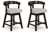 Homestyle Furniture - Ashley Furniture - Haddigan Counter Height Barstool (Set of 2) - Counter Height Barstool (Set of 2) - D596-224X2