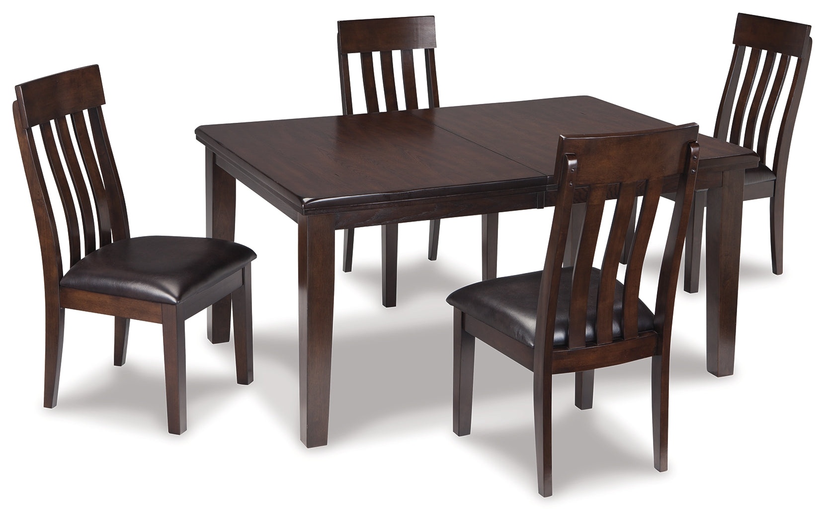 Homestyle Furniture - Ashley Furniture - Haddigan Dining Table and 4 Chairs - Dining Table and 4 Chairs - D596D1