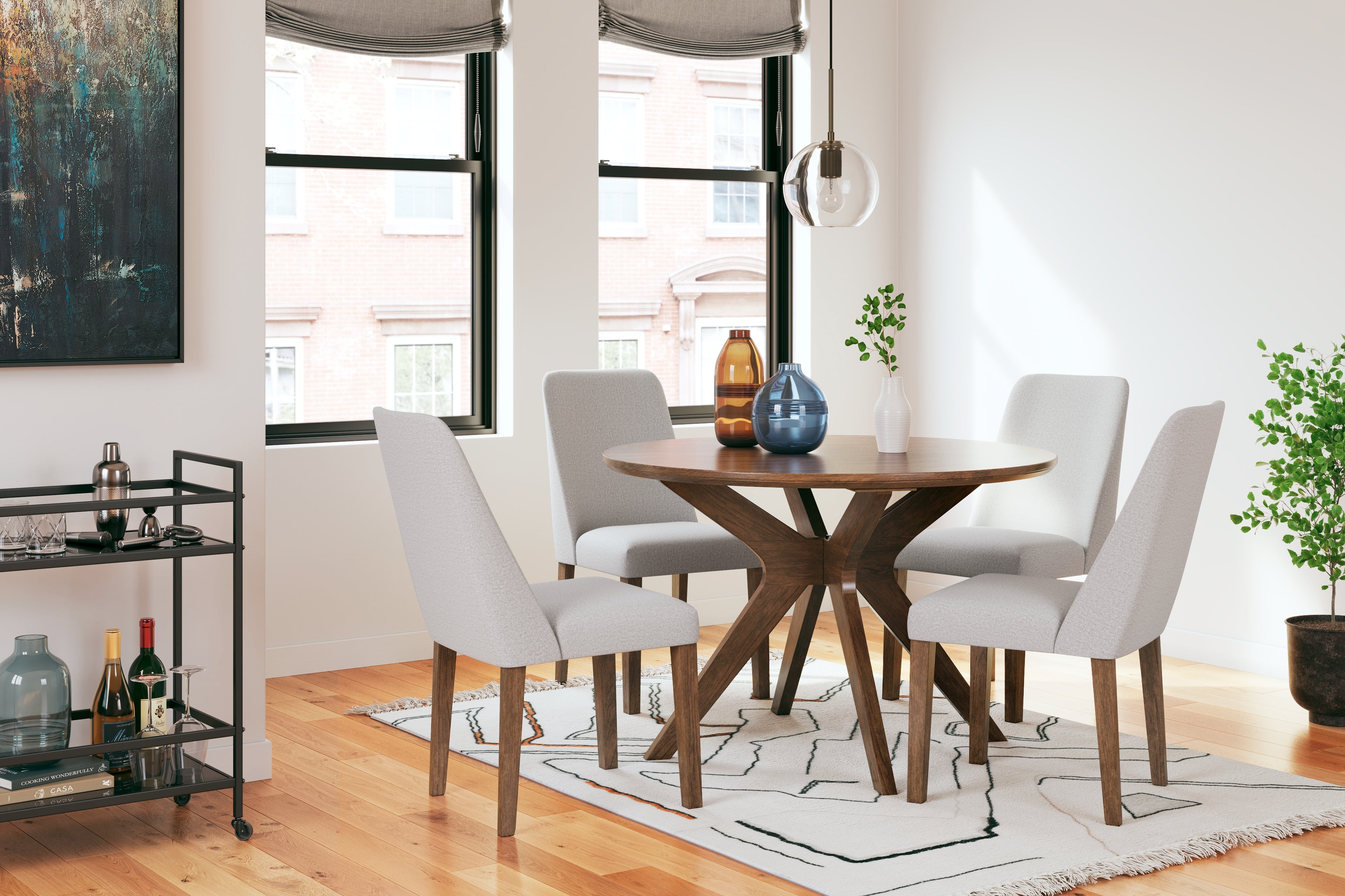 Homestyle Furniture - Ashley Furniture - Lyncott Dining Table and 4 Chairs - Dining Table and 4 Chairs - D615D1