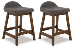 Homestyle Furniture - Ashley Furniture - Lyncott Counter Height Bar Stool (Set of 2) - Counter Height Bar Stool (Set of 2) - D615-224X2