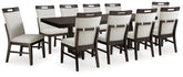 Homestyle Furniture - Ashley Furniture - Neymorton Dining Table and 10 Chairs - Dining Table and 10 Chairs - D618D4