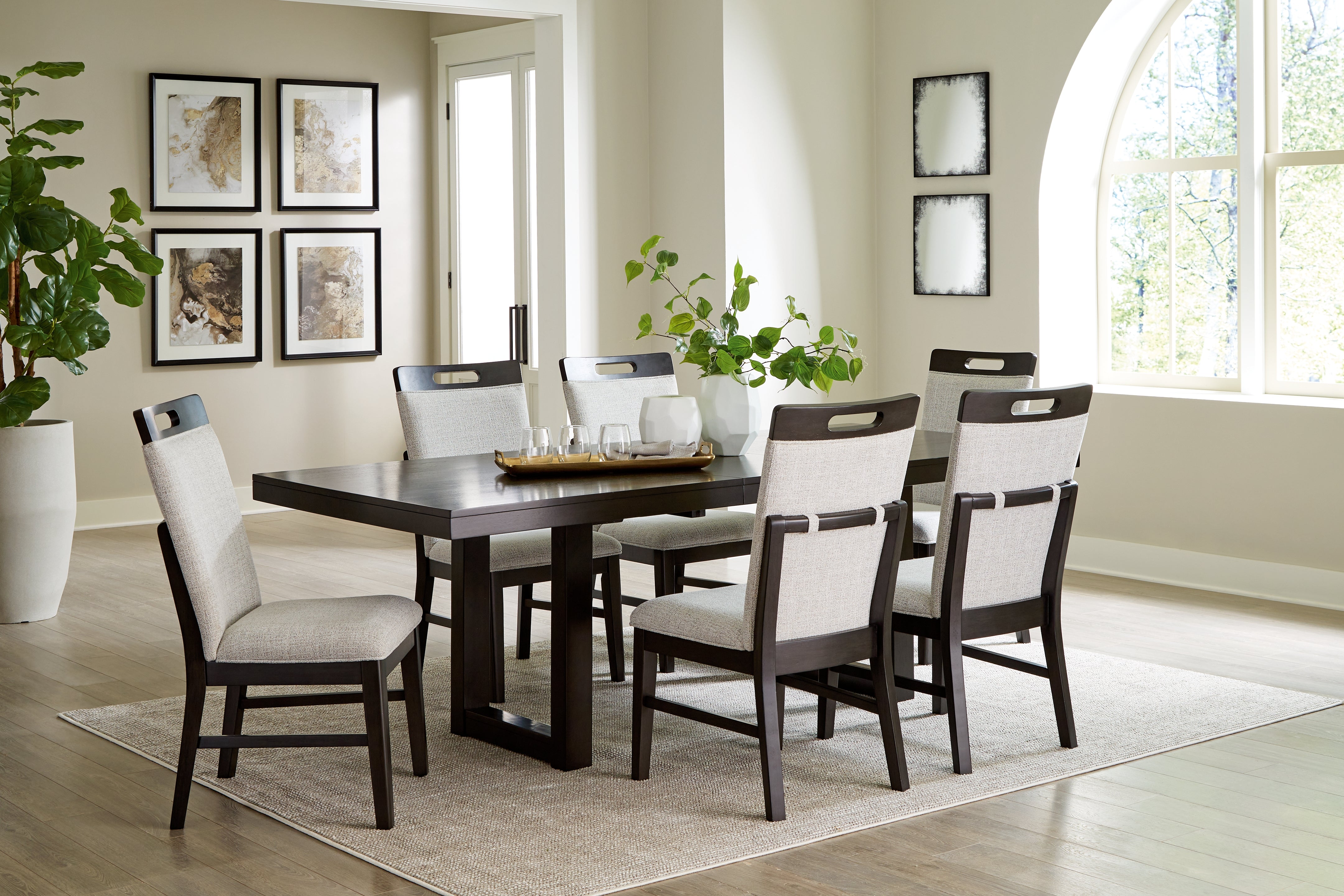 Homestyle Furniture - Ashley Furniture - Neymorton Dining Table and 6 Chairs - Dining Table and 6 Chairs - D618D2