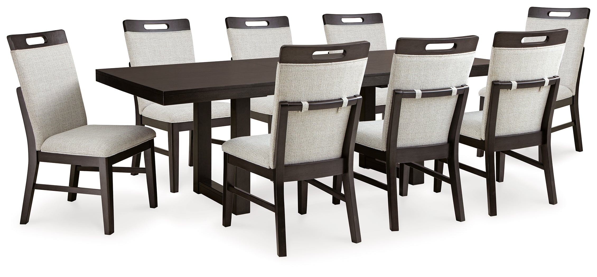 Homestyle Furniture - Ashley Furniture - Neymorton Dining Table and 8 Chairs - Dining Table and 8 Chairs - D618D3