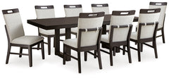 Homestyle Furniture - Ashley Furniture - Neymorton Dining Table and 8 Chairs - Dining Table and 8 Chairs - D618D3