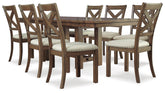 Homestyle Furniture - Ashley Furniture - Moriville Dining Table and 8 Chairs - Dining Table and 8 Chairs - D631D13
