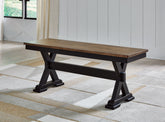Homestyle Furniture - Ashley Furniture - Wildenauer 50" Dining Bench - Large Dining Room Bench - D634-00